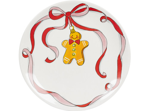 Bord 26cm Kerst Strik - Blond Amsterdam - 1