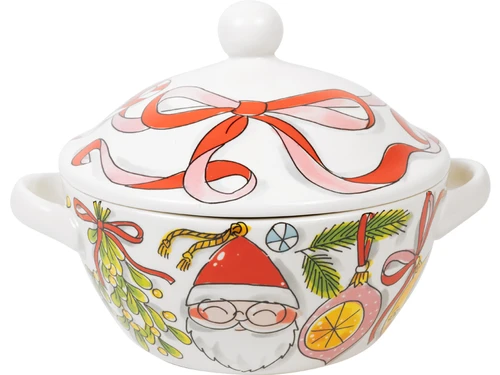Soepterrine 23cm Kerst Strik - Blond Amsterdam - 1