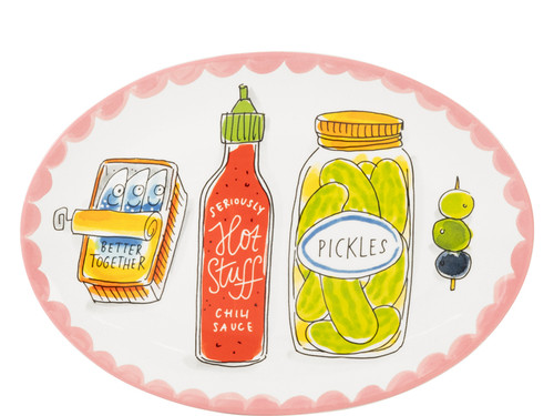 Ovaal Bord 27cm Everyday Food Icons - Blond Amsterdam - 1