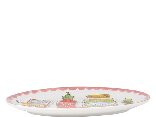 Ovaal Bord 27cm Everyday Food Icons - Blond Amsterdam - 2