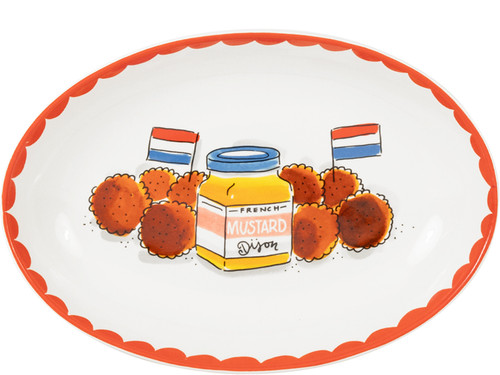 Ovale Schaal 28,5cm Everyday Bitterballen - Blond Amsterdam - 1