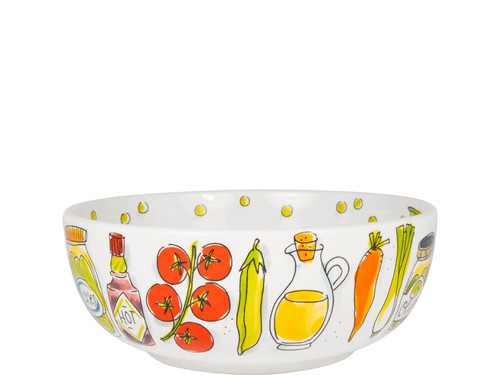 Saladeschaal 24cm Everyday Salad Icons