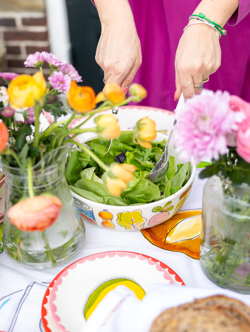 Saladeschaal 24cm Everyday Salad Icons