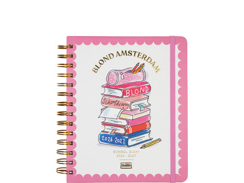Schoolagenda 2026/2027 Ringband - Blond Amsterdam - 1