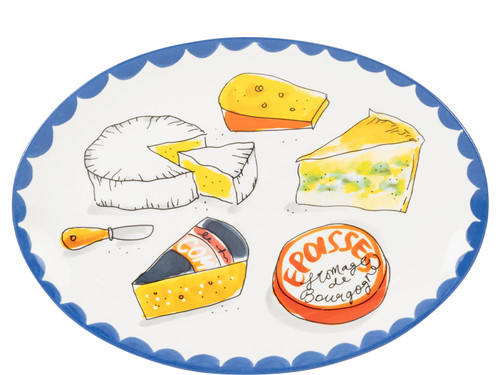 Custom: Ovaal Bord 29cm Everyday Say Cheese