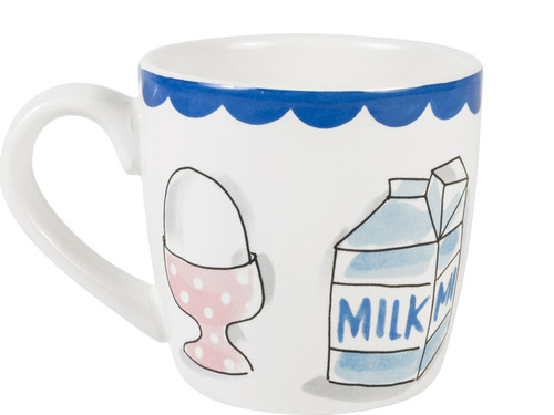 Custom: Cappuccinobeker 0,5l Everyday Breakfast Icons