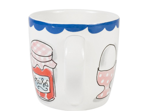 Custom: Cappuccinobeker 0,5l Everyday Breakfast Icons
