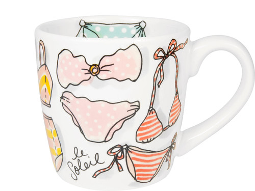 Custom: Cappuccinobeker 0,5l La Plage Bikini – Blond Amsterdam