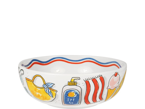 Saladeschaal 24cm La Plage Zomer Icons - Blond Amsterdam - 4