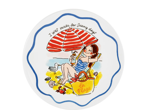 Bord 22cm La Plage Sunny Days – Blond Amsterdam