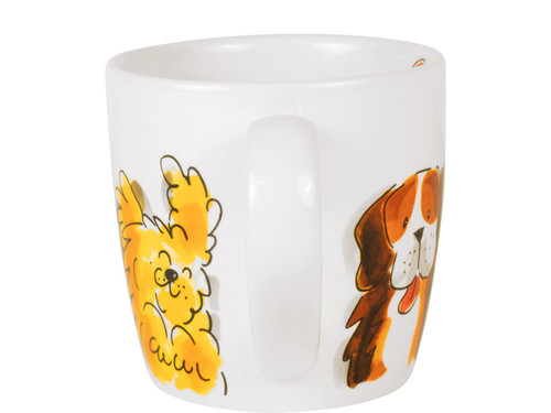 Custom: Cappuccinobeker 0,5l Dier Hond