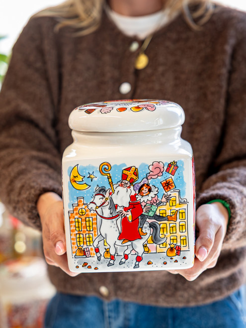 Voorraadpot vierkant 16x20cm Sint Momenten - Blond Amsterdam - 8