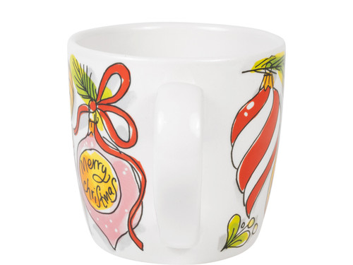 Custom: Cappuccinobeker 0,5l Kerst Strik