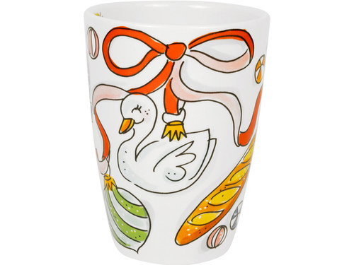 Custom: XL Beker 0,5l Kerst Kerstballen