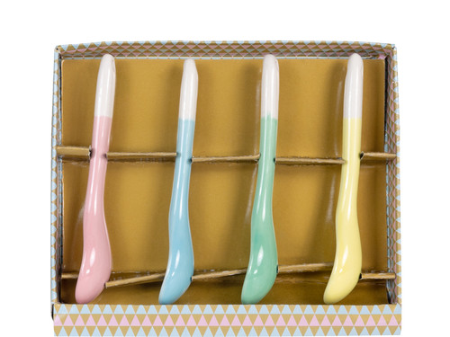 Set van 4 theelepels Blondelicious