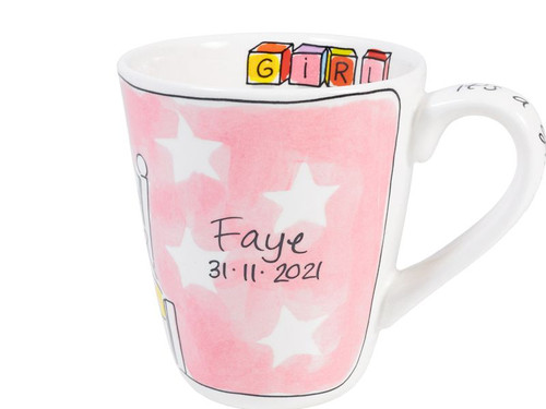 Custom: Beker It's a baby girl 0,35L
