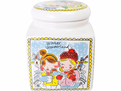 Voorraadpot vierkant 18 cm seizoenen 