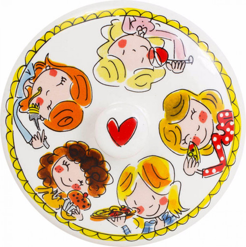 Voorraadpot rond 22.5 cm Rode Rand - Blond Amsterdam - 4