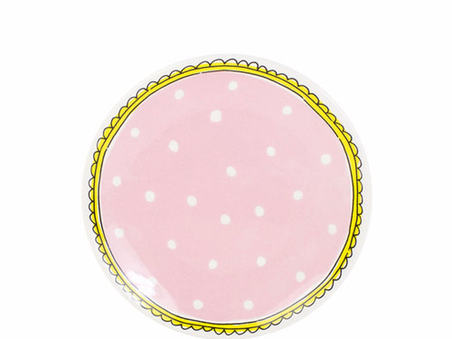 Custom: Bord 18cm Stip – Blond Amsterdam