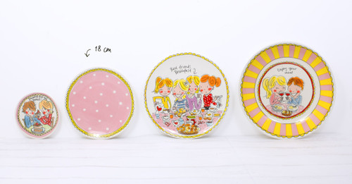 Bord 18cm Stip - Blond Amsterdam - 4