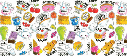 Tafelkleed PVC 140x240cm Piece of Cake