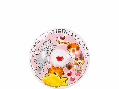 Voorraadpot 22.5cm Dier Home is where the cat is - Blond Amsterdam - 4