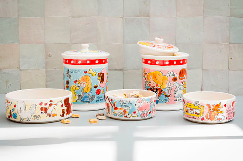 Voorraadpot 22.5cm Dier Home is where my dog is