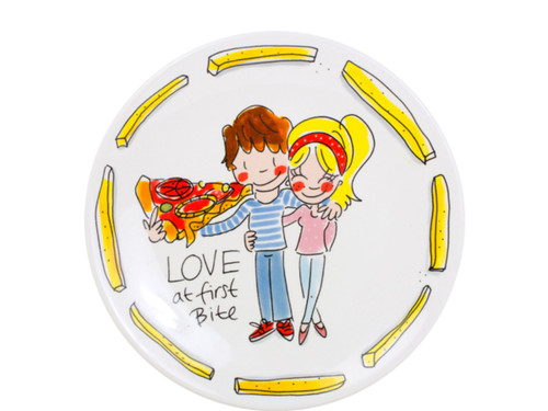 Custom: Ontbijtbord ø22cm Love Snack