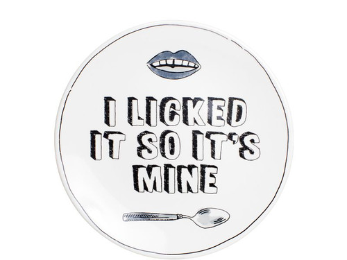 Ontbijtbord ø22 cm I licked it – Blond Amsterdam