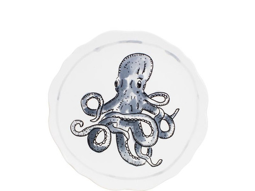 Custom: Bord ø15cm Octopus – Blond Amsterdam