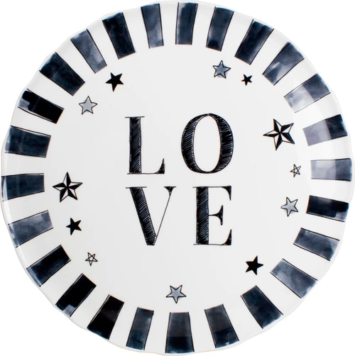 Platte schaal ø31cm Love - Blond Amsterdam - 1