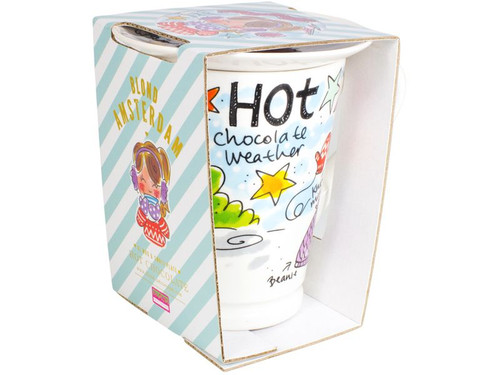 Set Hot Season XL Beker + Petit Four (Blauw) – Blond Amsterdam