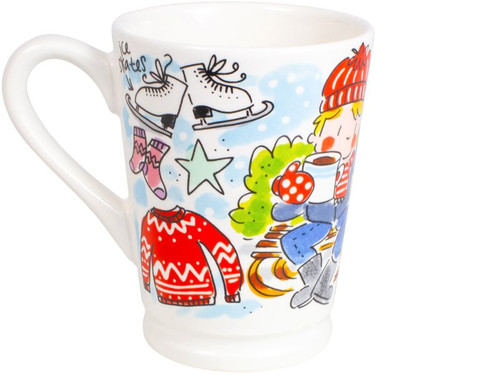 Set Hot Season XL Beker + Petit Four (Blauw)