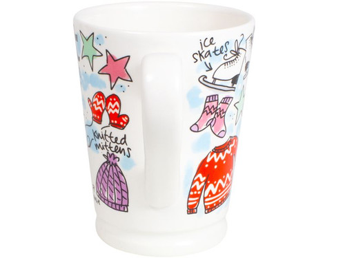 Set Hot Season XL Beker + Petit Four (Blauw)