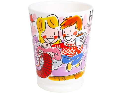 Set Hot Chocolate XL Beker + Petit Four (roze) - Blond Amsterdam - 4