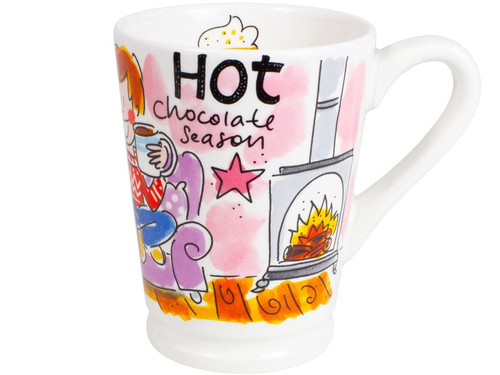 Set Hot Chocolate XL Beker + Petit Four (roze) - Blond Amsterdam - 3