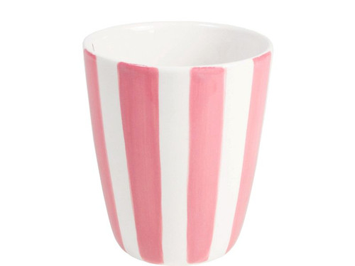 Beker Roze Streep 0,35L