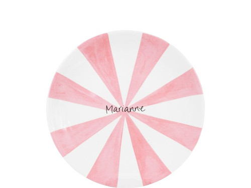 Taartbord ø18cm Roze Strepen - Blond Amsterdam - 3