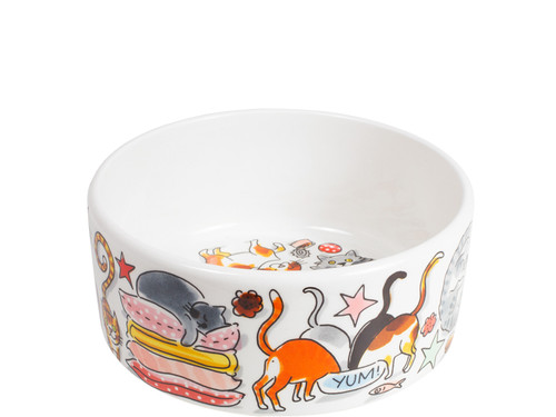 Voerbak 15.5 cm Cat Love - Blond Amsterdam - 1