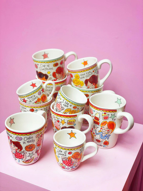 Beker Rode Rand 0.35L