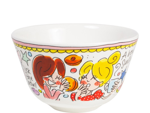 Kom ⌀14cm Roze Rand