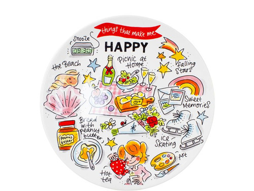 Ontbijtbord ø22cm Happy | Blond Happy | Officiële webshop van Blond Amsterdam