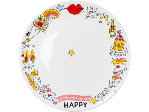Dinerbord 26cm Happy | Blond Happy | Officiële webshop van Blond Amsterdam