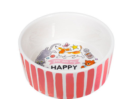Custom: Voerbak 15.5cm Happy Pets 