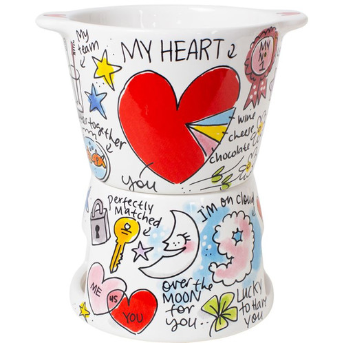 Fondueset mini LOVE – Blond Amsterdam