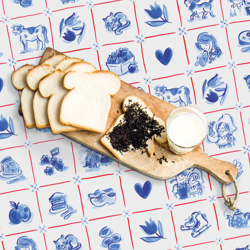 Tafelkleed PVC 140x240 Delfts Blond 