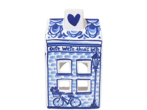 Theelicht huisje Delfts Blond