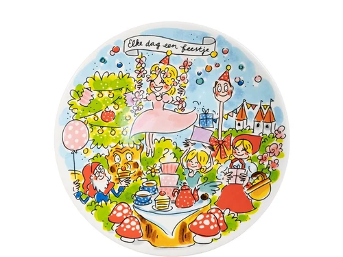 Ontbijtbord ø22cm Feest Efteling | Personaliseer | Officiële webshop van Blond Amsterdam