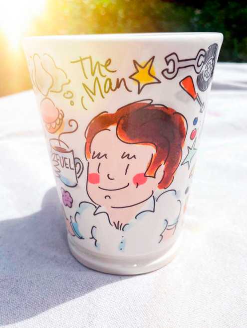 Custom: XL Beker 0.5L Specials The Man