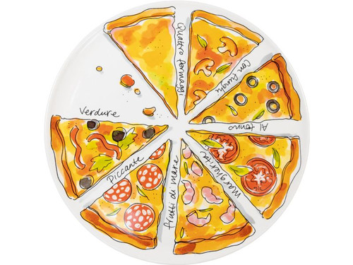 Pizza Sharing Slices bord ø31cm | Bord 31 CM | Officiële webshop van Blond Amsterdam